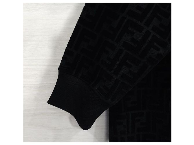 Fendi Monogram Sweatshirt aus Samt - Ansicht 5