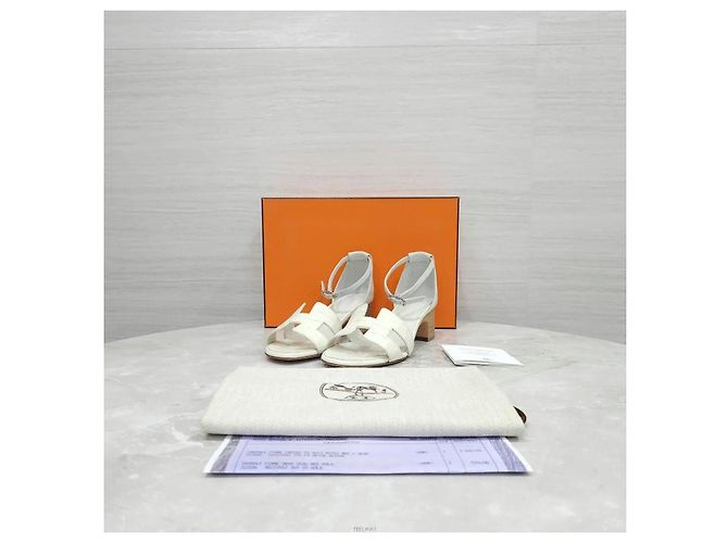 Hermès Sandali Incense Alligator - vista 7