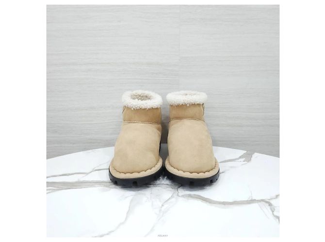 Prada Stivaletti UGG in camoscio e montone - vista 2