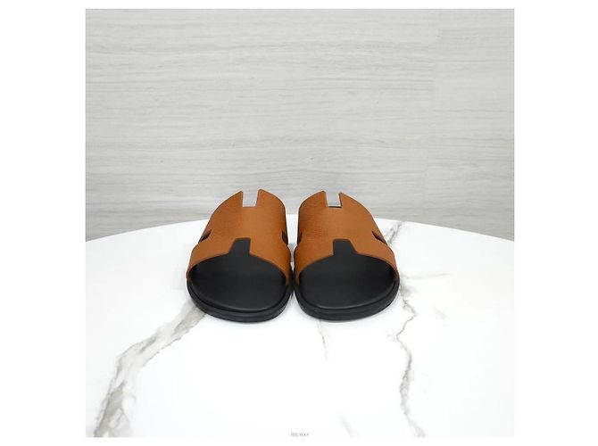 Hermès Sandal Slipper Izmir Appsong Gold - vista 2