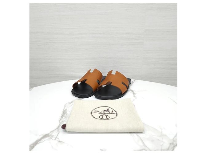 Hermès Sandal Slipper Izmir Appsong Gold - vista 7