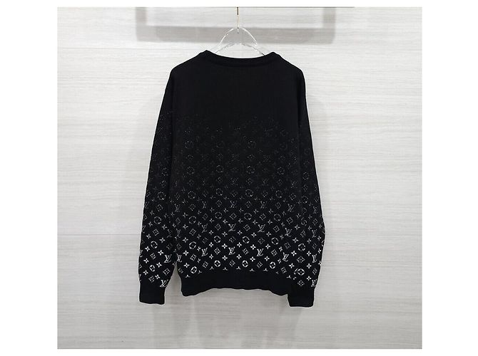 Louis Vuitton Strickpullover mit Gradienten-Monogramm und Rundhalsausschnitt - Ansicht 2
