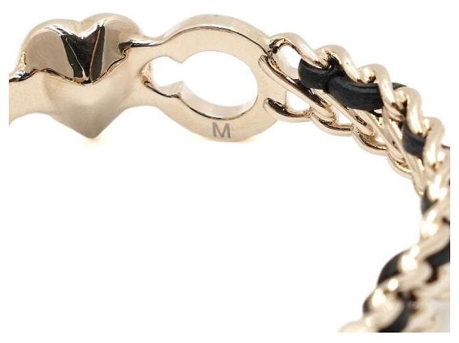 Chanel Bracciale Logo COCO Dorato con Cuore di Cristallo da Donna - vista 4