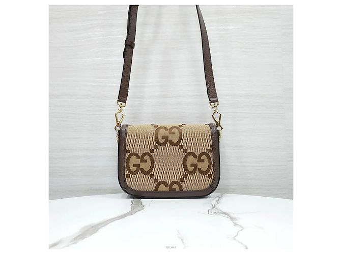 Gucci Mini Borsa in Tela Horsebit - vista 3