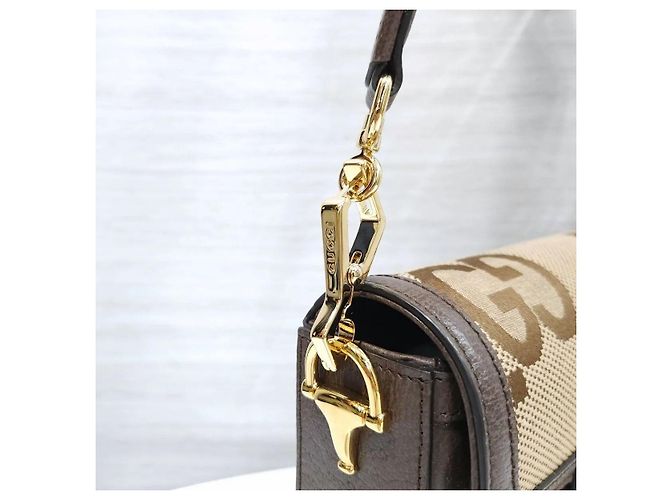 Gucci Mini Borsa in Tela Horsebit - vista 4