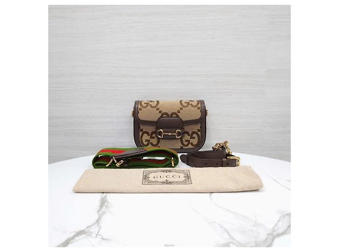 Gucci Mini Borsa in Tela Horsebit - vista 9