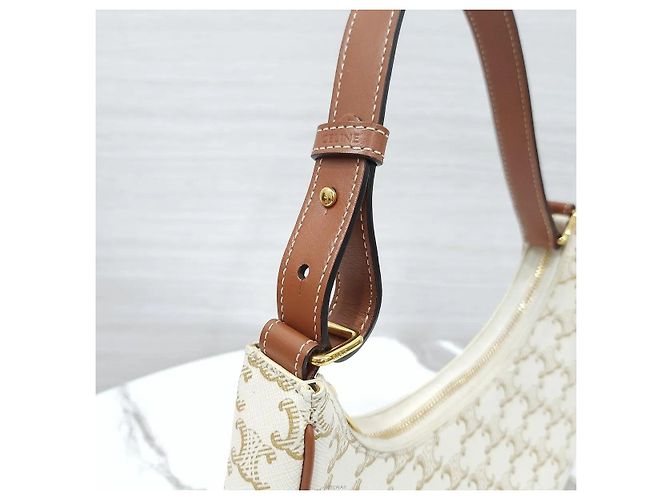 Céline Bestickter Jacquard Medium White Tan - Ansicht 5