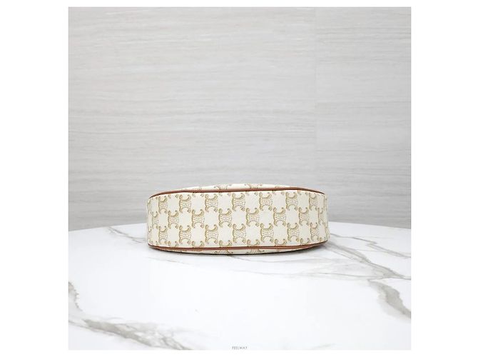Céline Bestickter Jacquard Medium White Tan - Ansicht 7