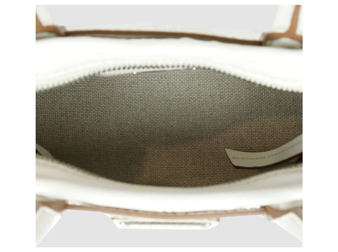 Prada Sac Bonnie Tote imprimé en lin et bandoulière - vue 5