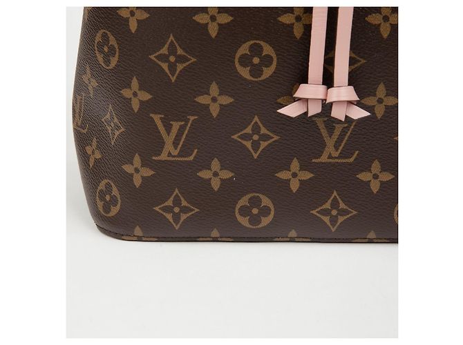 Bucket Louis Vuitton Borsa Secchiello Monogram Canvas Rose Powder - vista 3