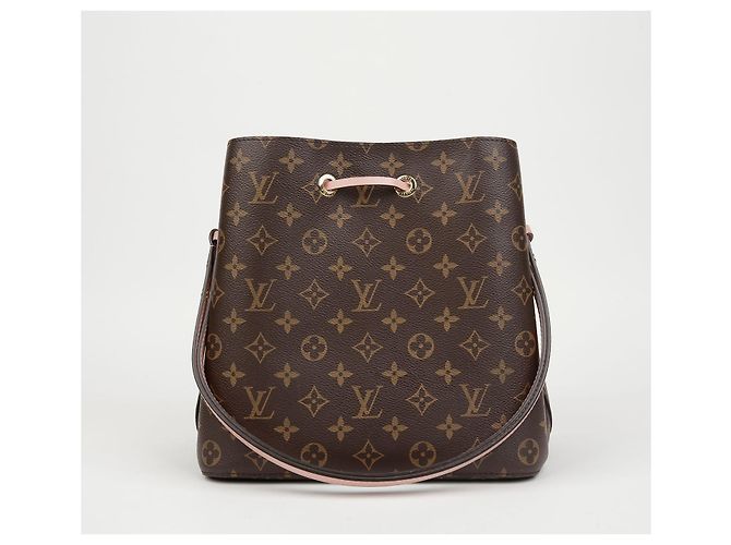 Bucket Louis Vuitton Borsa Secchiello Monogram Canvas Rose Powder - vista 4