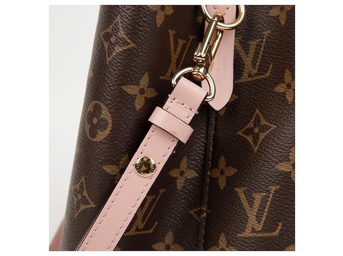 Bucket Louis Vuitton Borsa Secchiello Monogram Canvas Rose Powder - vista 6
