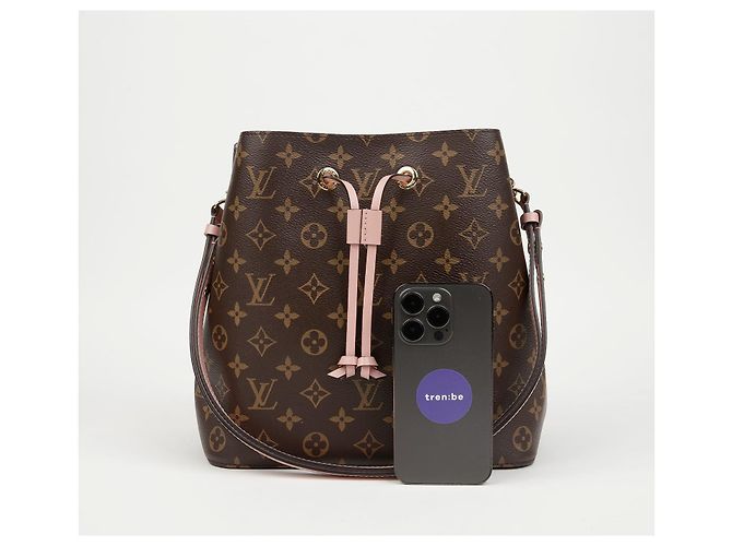 Bucket Louis Vuitton Borsa Secchiello Monogram Canvas Rose Powder - vista 9