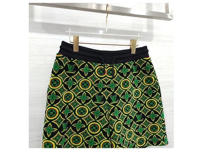 Louis Vuitton Pantaloncini Monogram Flower - vista 3