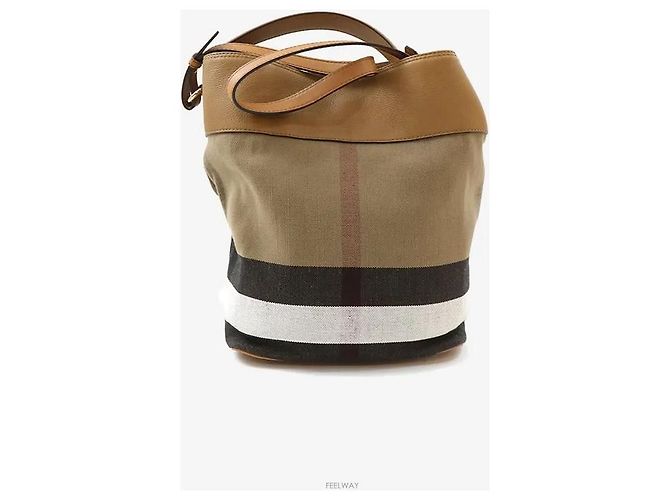 Burberry Borsa Hobo Media House Check Ashby Tassel Borsa a Tracolla - vista 3
