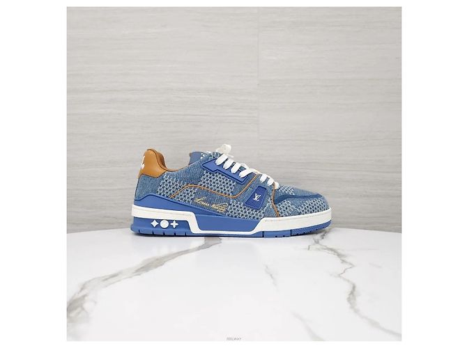 Louis Vuitton Baskets Denim Trainer - vue 4