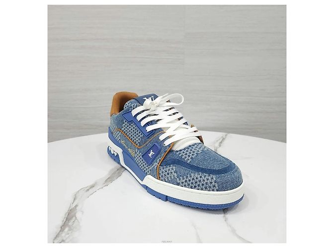 Louis Vuitton Baskets Denim Trainer - vue 5