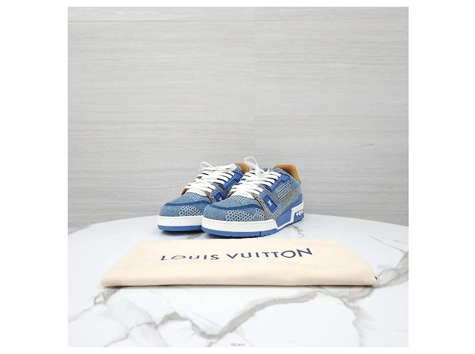 Louis Vuitton Baskets Denim Trainer - vue 7