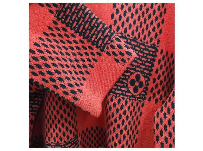 Louis Vuitton Jacquard-Strickpullover Rot - Ansicht 4