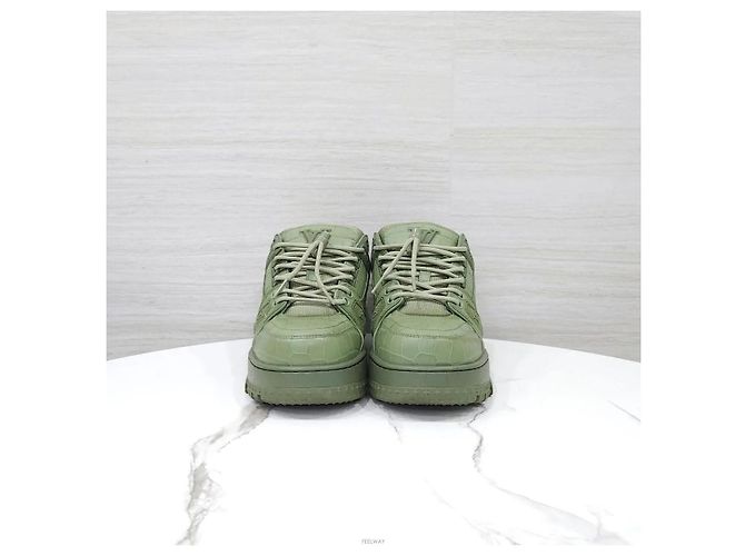 Louis Vuitton Sneakers Crocodile Trainer Maxi Sneakers - vista 2