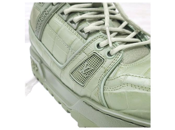 Louis Vuitton Sneakers Crocodile Trainer Maxi Sneakers - vista 6
