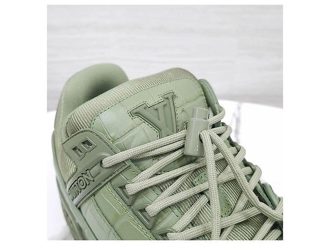 Louis Vuitton Sneakers Crocodile Trainer Maxi Sneakers - vista 7