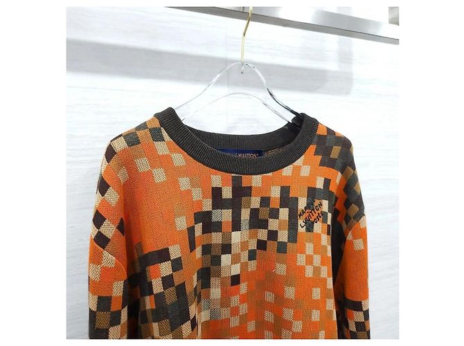 Louis Vuitton Strickpullover Rundhals Orange - Ansicht 3