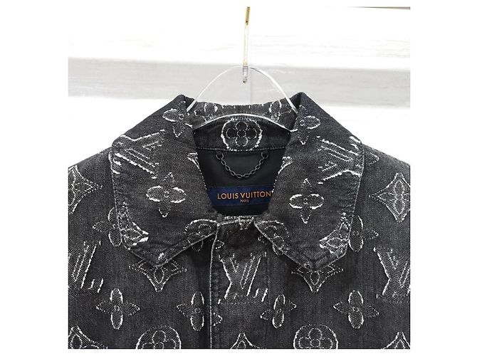 Louis Vuitton Kurzärmeliges Chambray-Hemd mit Monogramm - Ansicht 4