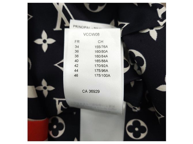 Louis Vuitton Blusa camicia in seta monogram - vista 14