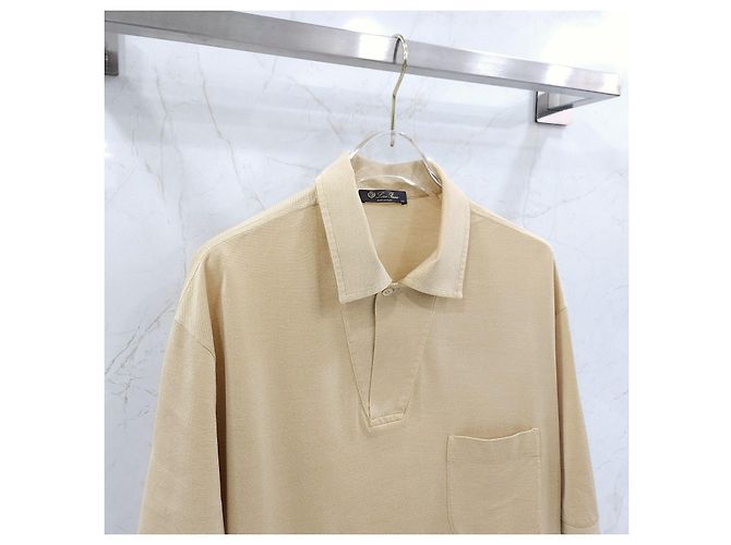 Loro Piana Baumwoll-Seiden-Polohemd XL - Ansicht 8