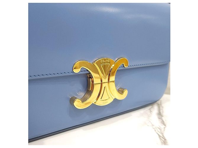 Céline Borsa a tracolla Claude Triomphe blu - vista 14