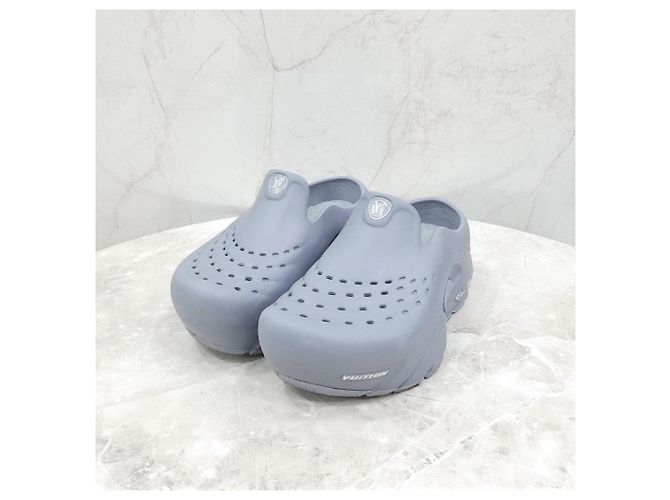 Sabot Shark Louis Vuitton Grigio - vista 10
