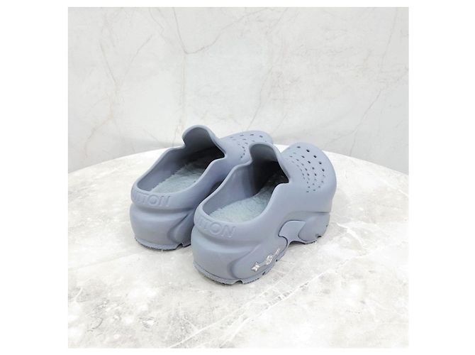 Sabot Shark Louis Vuitton Grigio - vista 14