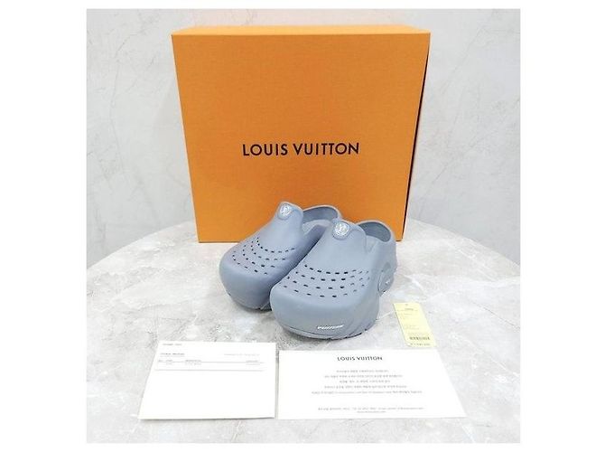 Sabot Shark Louis Vuitton Grigio - vista 7