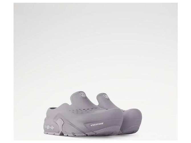 Sabot Shark Louis Vuitton Grigio - vista 9