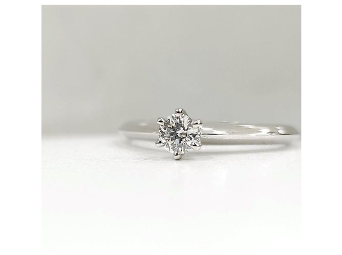 Tiffany & Co Platin-Diamant-Ehering Größe - Ansicht 11