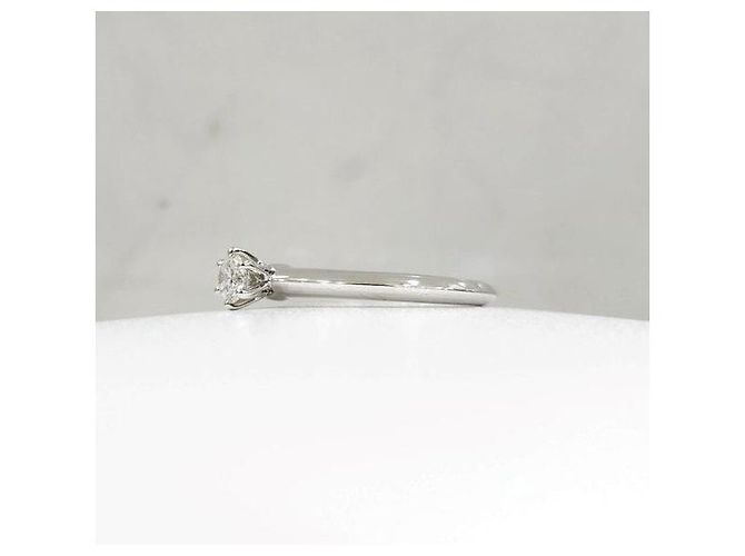 Tiffany & Co Platin-Diamant-Ehering Größe - Ansicht 2