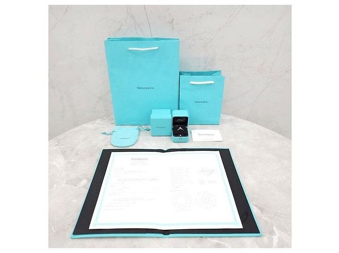 Tiffany & Co Platin-Diamant-Ehering Größe - Ansicht 7