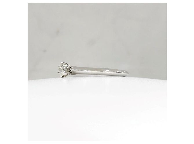 Tiffany & Co Platin-Diamant-Ehering Größe - Ansicht 9