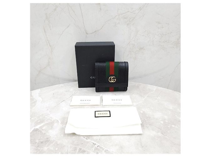 Gucci Billetera bi-fold Ophidia Stripe - vista 14