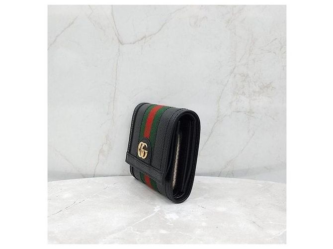 Gucci Billetera bi-fold Ophidia Stripe - vista 2