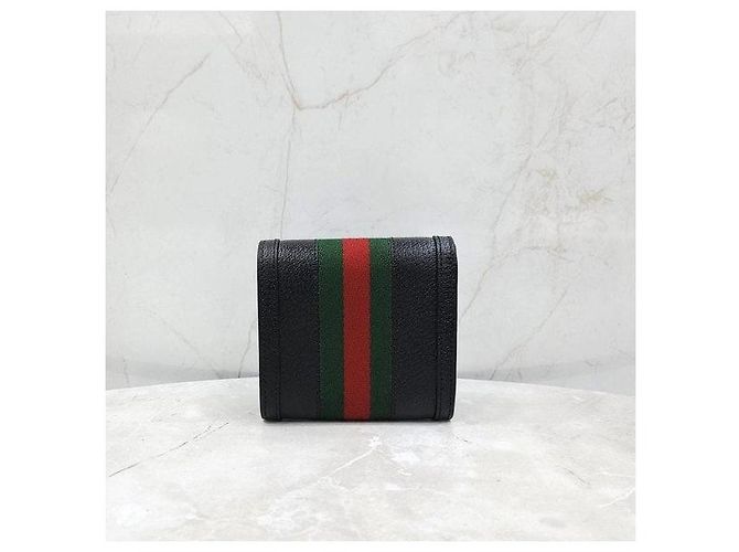 Gucci Billetera bi-fold Ophidia Stripe - vista 3
