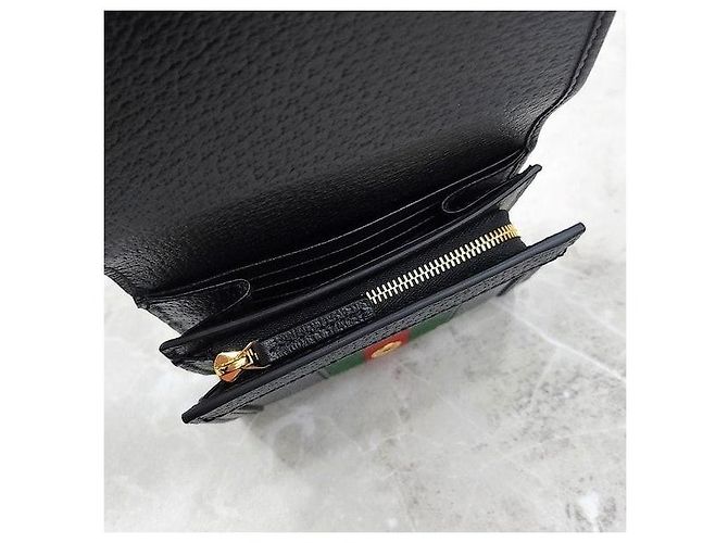 Gucci Billetera bi-fold Ophidia Stripe - vista 6