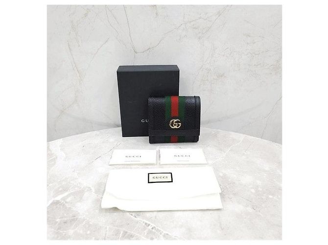 Gucci Billetera bi-fold Ophidia Stripe - vista 7