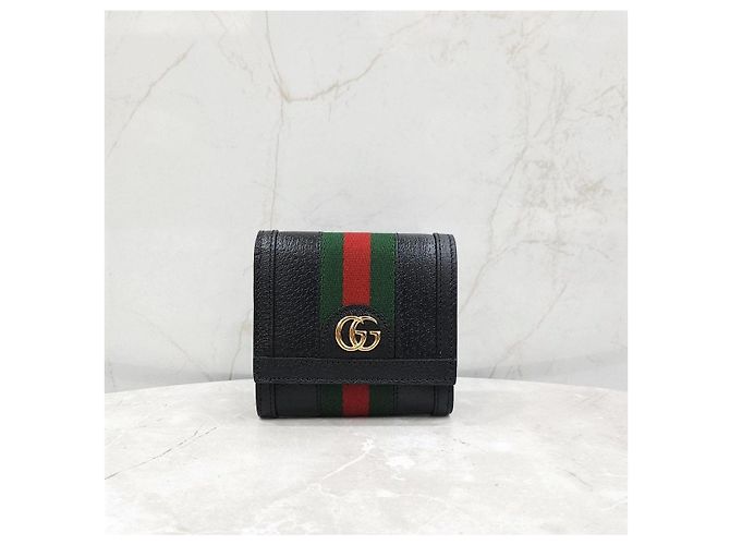 Gucci Billetera bi-fold Ophidia Stripe - vista 8