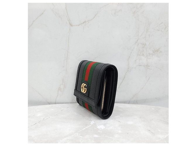 Gucci Billetera bi-fold Ophidia Stripe - vista 9