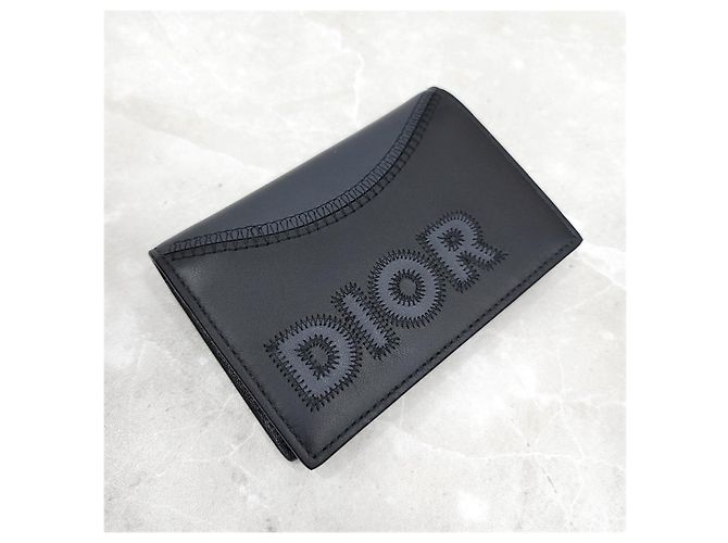 Dior Logo Bifold Card Holder - view 12