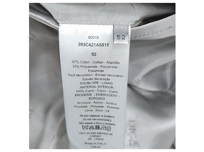 Dior Giacca Bomber Denim Tears in misto cotone - vista 7