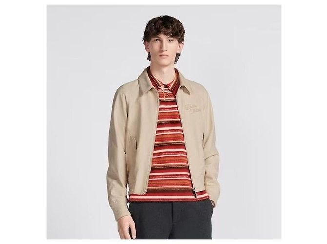 Dior Giacca Bomber Denim Tears in misto cotone - vista 9
