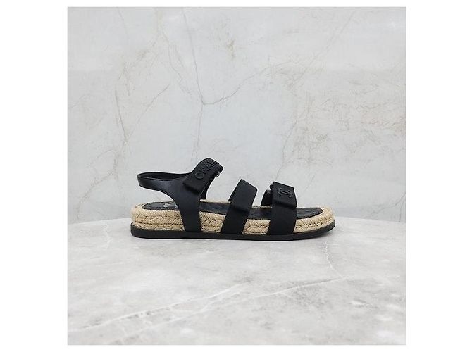 Chanel Sandali Espadrillas con Velcro - vista 7